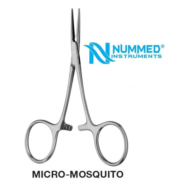Micro-Mosquito Forceps,1X2 Teeth,10 cm Micro-Mosquito Forceps,1X2 Teeth,10 cm